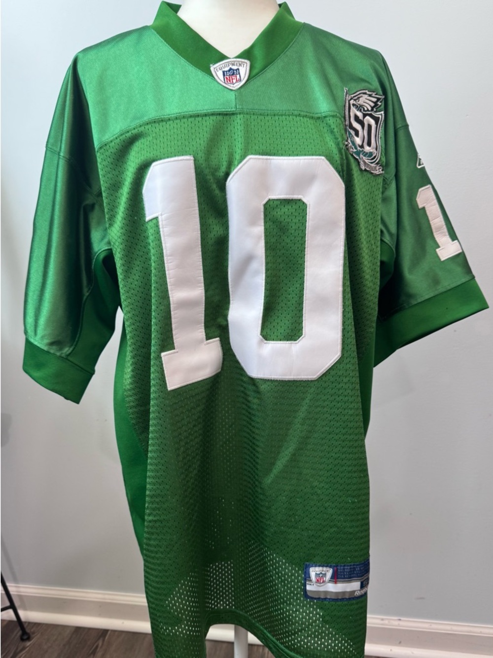 Reebok Philadelphia Eagles #10 NFL 50th Anniversary Jersey 🦅💚